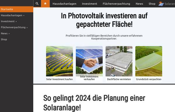 Vorschau von www.solaranlagen-portal.de, Solaranlagen-Portal.de