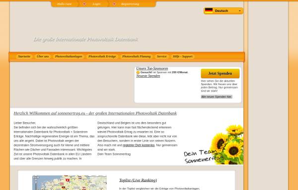 Vorschau von www.sonnenertrag.de, Sonnenertrag.de - Lothar Beer