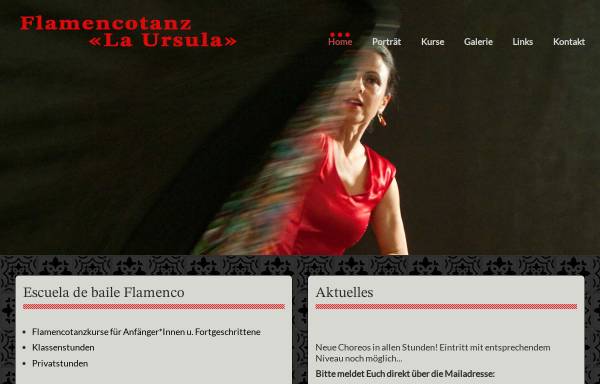 Vorschau von www.flamencotanz-la-ursula.ch, La Ursula