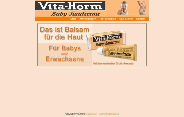 Vorschau von www.vitahorm.de, Vita-Horm/R.Scherek KG