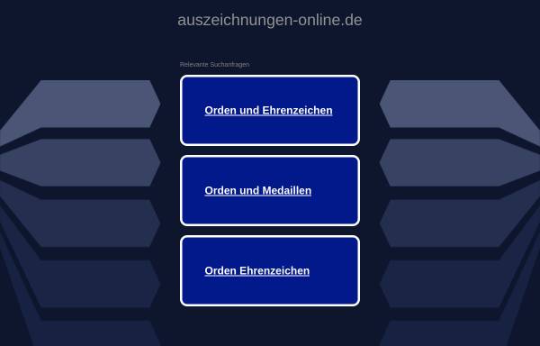 Vorschau von www.auszeichnungen-online.de, Auszeichnungen-Online