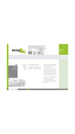Vorschau der mobilen Webseite www.kurrus.de, Kurrus Projektagentur