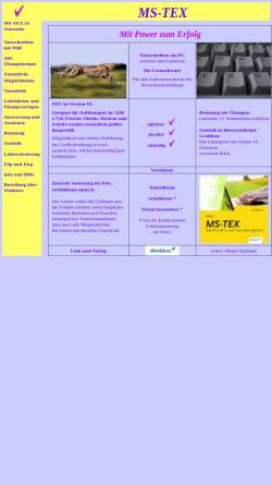 Vorschau der mobilen Webseite www.ms-tex.de, MS-TEX 2006