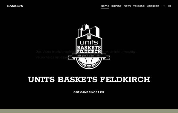 Vorschau von www.baskets.at, Feldkirch Baskets