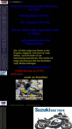 Vorschau der mobilen Webseite www.racing-show.com, GSX-R750