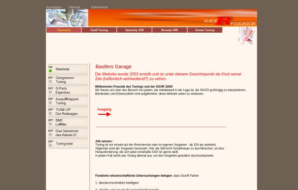 Vorschau von www.gsxr-fieber.de, Sukuki GsxR Tuning
