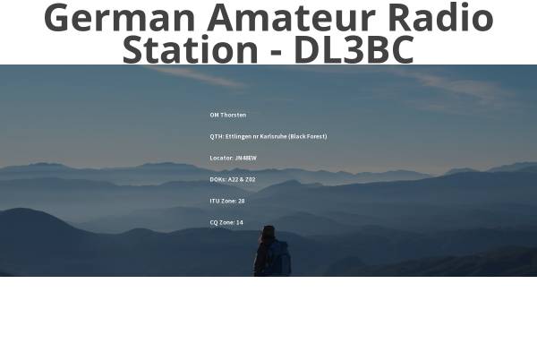Vorschau von www.dl3bc.de, DL3BC