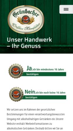 Schloßbrauerei Grünbach