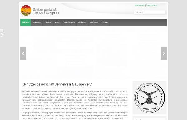 Vorschau von www.mauggen.de, Schützenverein Jennewein Mauggen e.V.