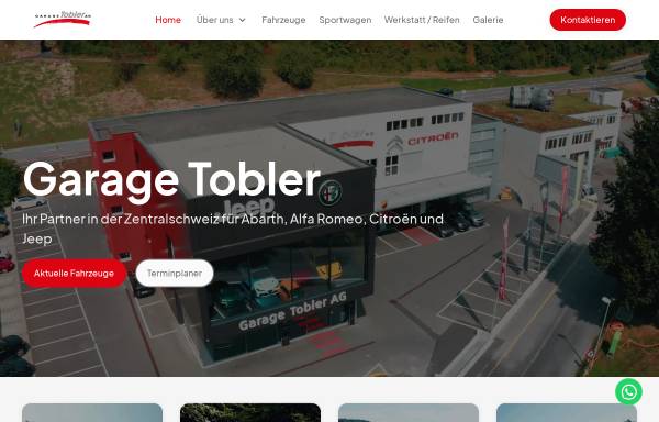 Vorschau von www.garage-tobler.ch, Garage Tobler AG