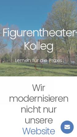 Vorschau der mobilen Webseite www.figurentheater-kolleg.de, Figurentheater-Kolleg