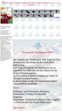 Vorschau der mobilen Webseite www.olympia2006.de, Olympia 2006