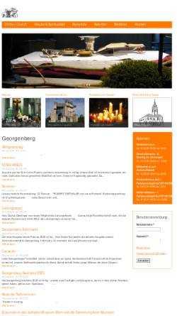 Vorschau der mobilen Webseite www.georgenberg.at, 23., Rektoratskirche am Georgenberg, Zur Heiligsten Dreifaltigkeit