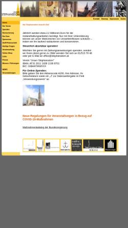 Vorschau der mobilen Webseite www.stephansdom.at, 1., Stephansdom