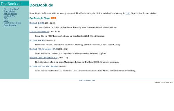 Vorschau von www.docbook.de, DocBook.de