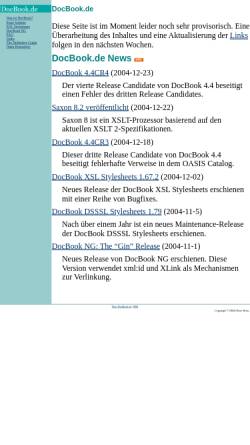 Vorschau der mobilen Webseite www.docbook.de, DocBook.de