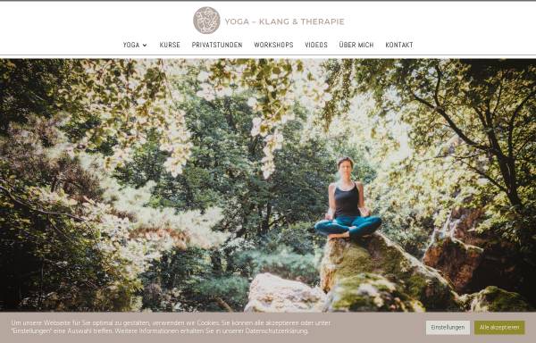 Vorschau von www.yogaklangundtherapie.de, YOGA - Klang & Therapie - Nadine Holinski und Sandy Wiegand GbR