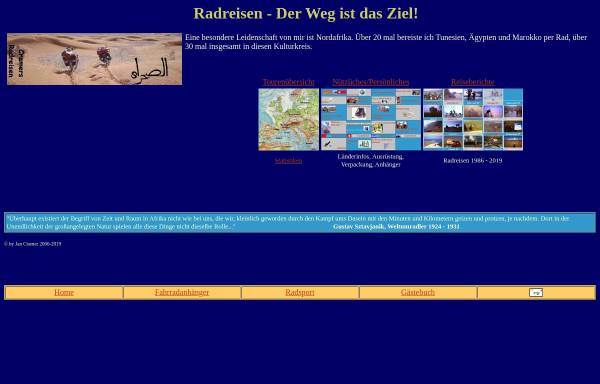 Vorschau von www.cramers-web.de, Cramers Radreisenseite