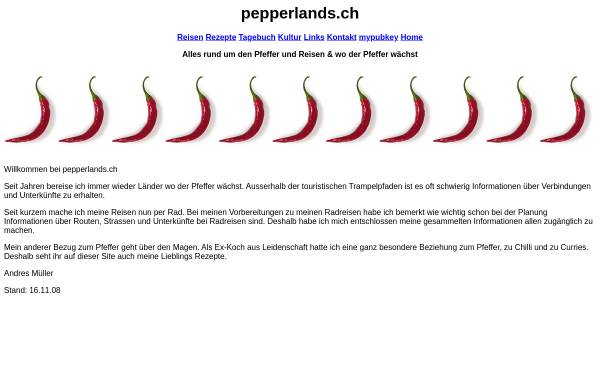 Vorschau von www.pepperlands.ch, Pepperlands