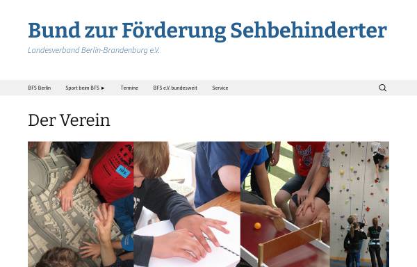 Vorschau von bfs-berlin.de, Bund zur Förderung Sehbehinderter, Landesverband Berlin-Brandenburg e.V.