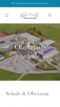 Vorschau der mobilen Webseite www.oberzentschule.de, Oberzent-Schule