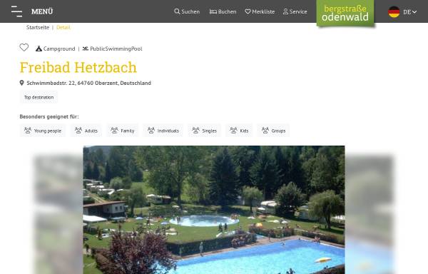 Vorschau von www.tourismus-odenwald.de, Schwimmbad Initiative Hetzbach