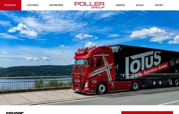 Vorschau von spedition-poller.de, Poller Systemlogistik GmbH