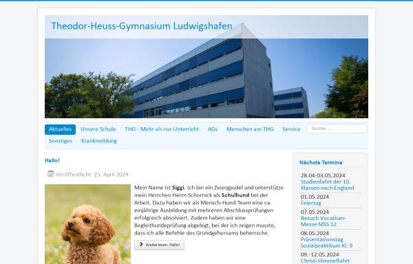 Vorschau von www.thg-lu.de, Theodor-Heuss-Gymnasium