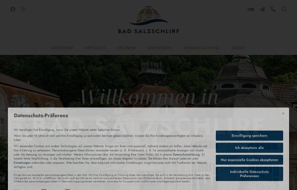 Vorschau von www.bad-salzschlirf.de, Bad Salzschlirf