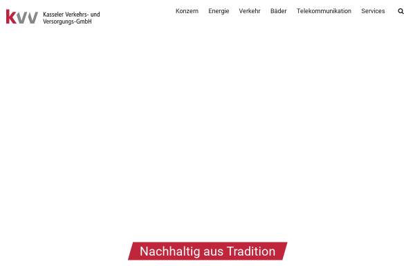 Vorschau von www.kvvks.de, Kasseler Verkehrs- und Versorgungs GmbH