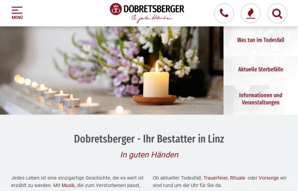 Vorschau von www.dobretsberger.at, Dobretsberger