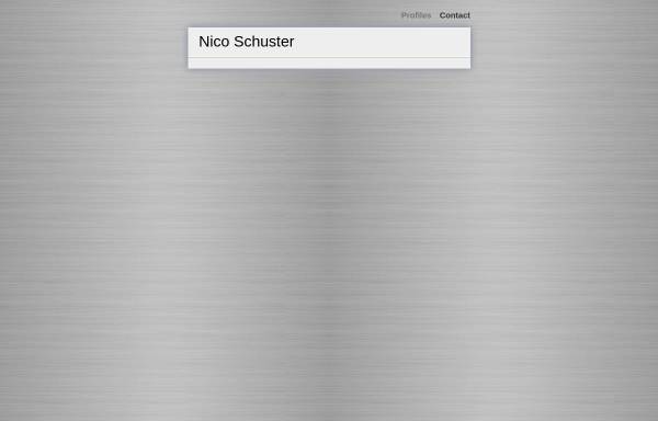 Schuster, Nico