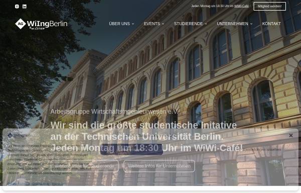 Vorschau von www.agwiing.de, AG Wi-Ing e.V.