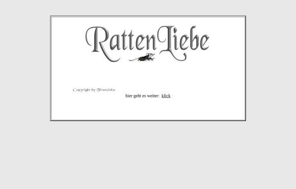 Vorschau von www.rattenliebe.de, Rattenliebe