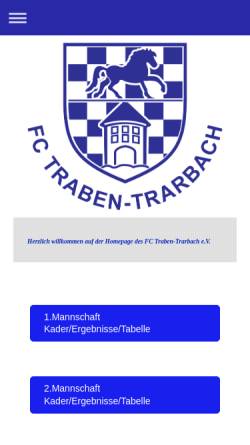 Vorschau der mobilen Webseite www.fctraben-trarbach.de, FC Traben-Trarbach e.V.