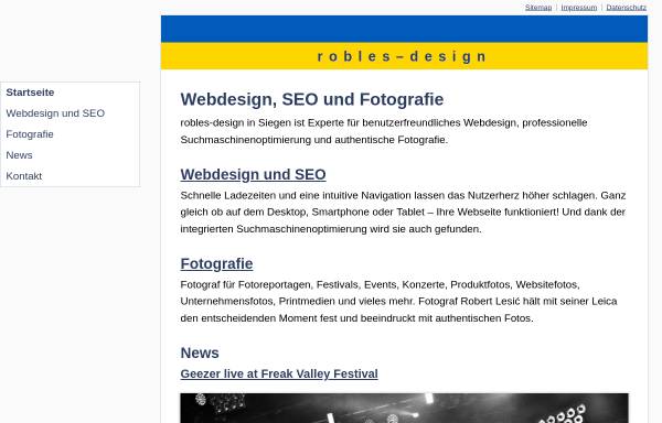 Vorschau von www.robles-design.de, robles-design