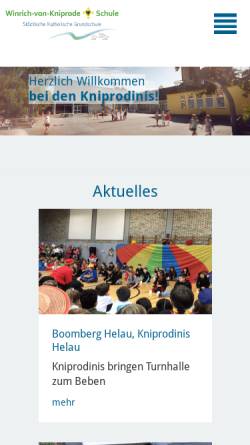 Vorschau der mobilen Webseite wks.monheim.de, Da Lü Schule