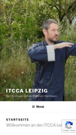 Vorschau der mobilen Webseite www.itcca-leipzig.de, ITCCA - Christian Herrmann und Stefan Schreiber