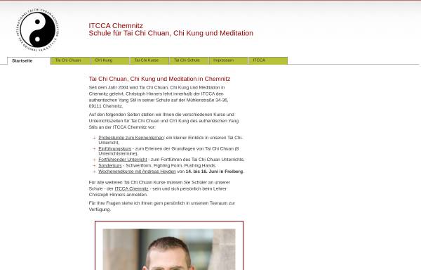 Vorschau von www.itcca-chemnitz.de, ITCCA - Christoph Hinners
