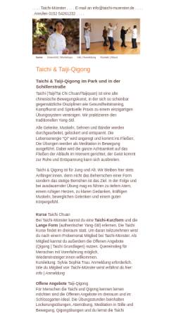 Vorschau der mobilen Webseite www.taichi-muenster.de, ITCCA - Claudia Bartels