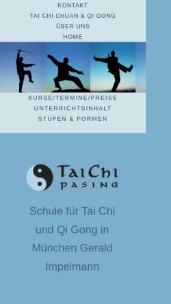 Vorschau der mobilen Webseite taichi-pasing.de, ITCCA - Gerald Impelmann