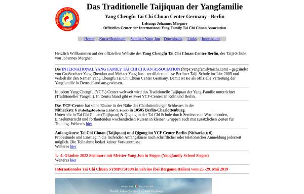 Vorschau von www.yangstil-taiji.de, IYSTCCA - Johannes Mergner