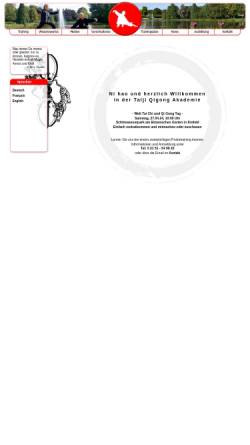 Vorschau der mobilen Webseite www.taiji-qigong-akademie.de, Taiji Qigong Akademie Krefeld