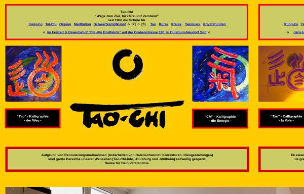 Vorschau von tao-chi.info, Tao - Chi