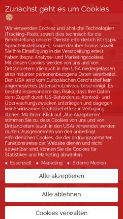 Vorschau der mobilen Webseite www.personal-zellner.at, Personalbüro Ernst Zellner