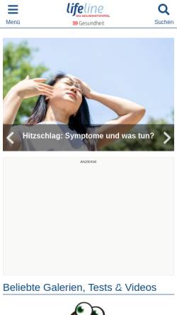 Vorschau der mobilen Webseite www.special-akupunktur.de, Lifeline Special Akupunktur