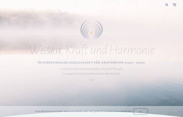 Vorschau von www.akupunktur.at, Österreichische Gesellschaft für Akupunktur
