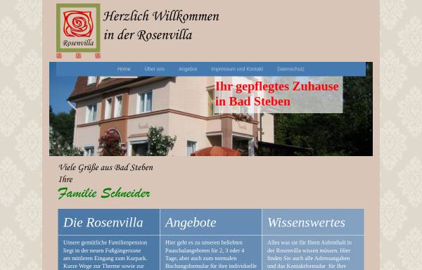 Vorschau von www.rosenvilla.de, Rosenvilla