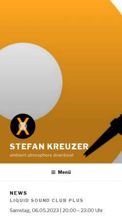 Vorschau der mobilen Webseite stefan-x.de, DJ Stefan-X