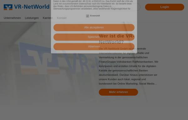 Vorschau von www.vr-networld.de, VR-NetWorld